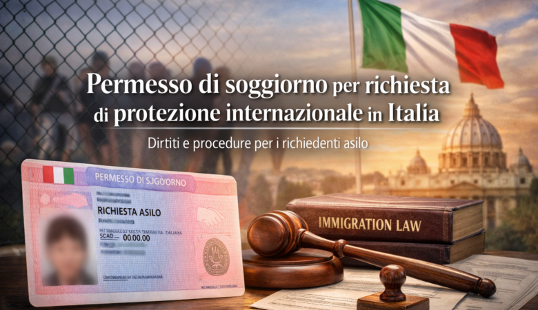 Permesso di soggiorno per richiesta di protezione internazionale in Italia
