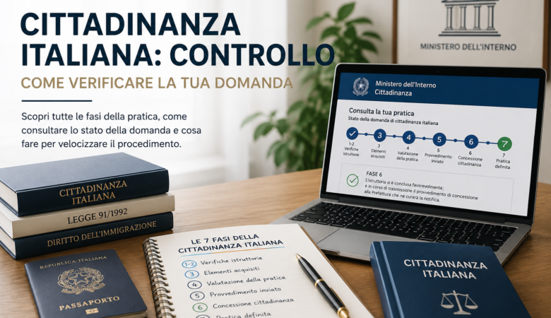Cittadinanza italiana: come controllare la domanda e le 7 fasi della pratica